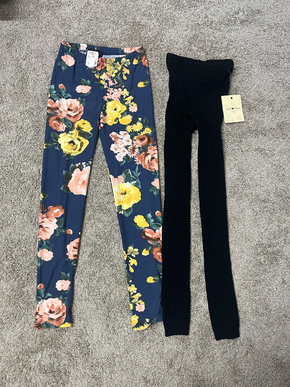 2 pairs Derek Heart Leggings NWT